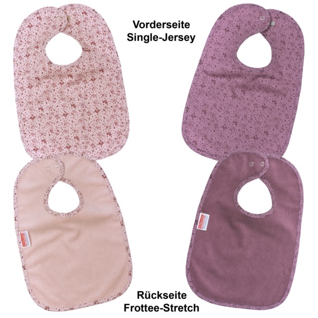 Lamas rosa Druckknopflatz 26x40 cm 2er Set