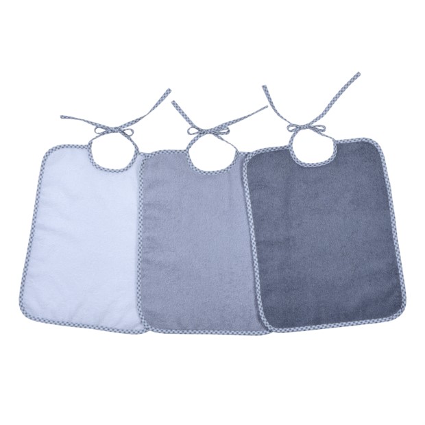 Riesen-Ltzchen Gre 32/40 uni 3er Set weiss-hell