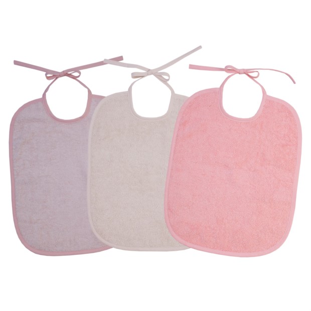 Bindel�tzchen 3er Pack rosa/greige 32x40 cm