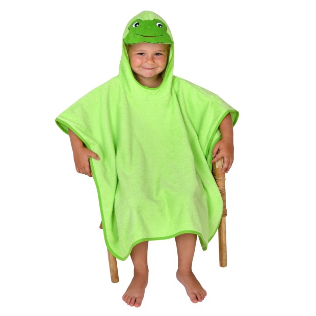 Frosch limone Bade-Poncho Gre 60/75