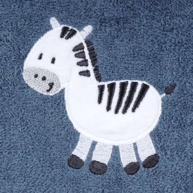 Zebra dunkelblau