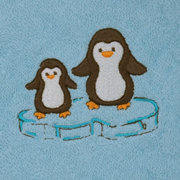 Pinguine eisblau