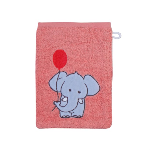 Elefant koralle Waschhandschuh 