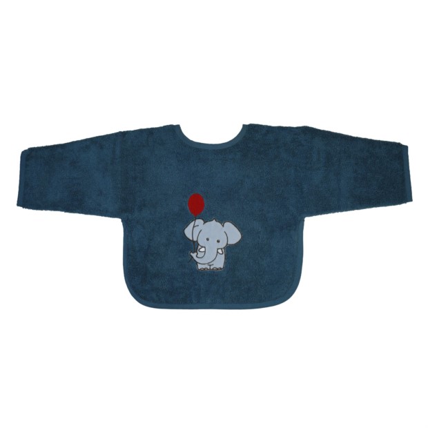 Elefant dunkelblau �rmell�tzchen mit Druckknopf 