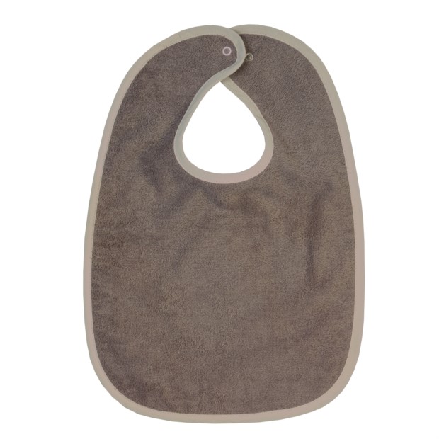 Uni hellbraun Riesen-Latz mit Druckknopf