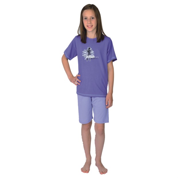 Md. Single-Shorty 2-tlg. Fashion lavendel Gr. 116
