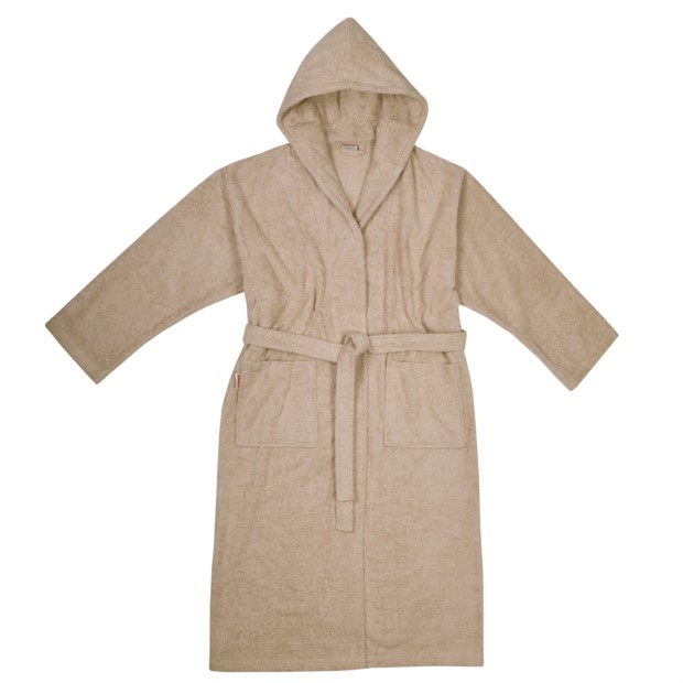 Da/He. Bademantel Kapuze mandel Gre XS-XL