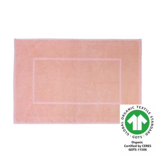 Badteppich M 50x70 cm silver pink 744