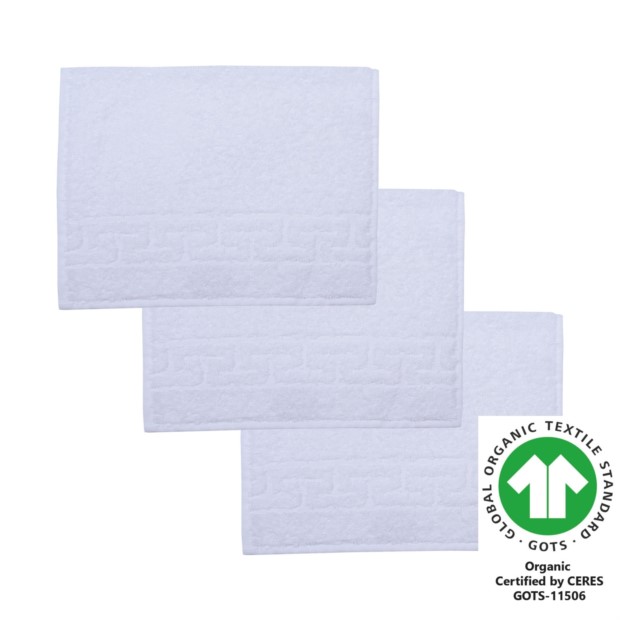 G�stetuch 30x50 cm 3er Packweiss