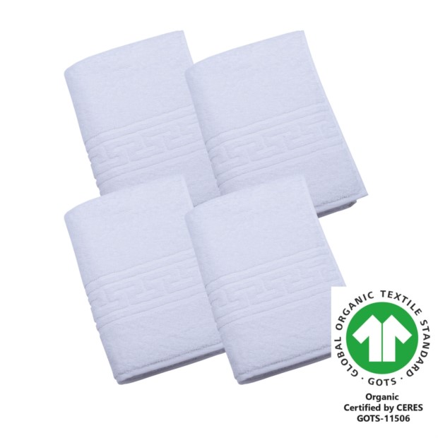 Duschtuch 70x140 cm 4er Pack weiss