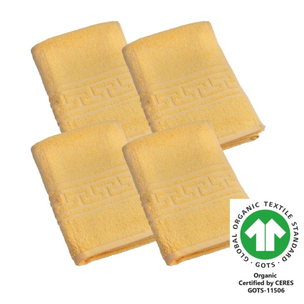Duschtuch 70x140 cm 4er Pack banane