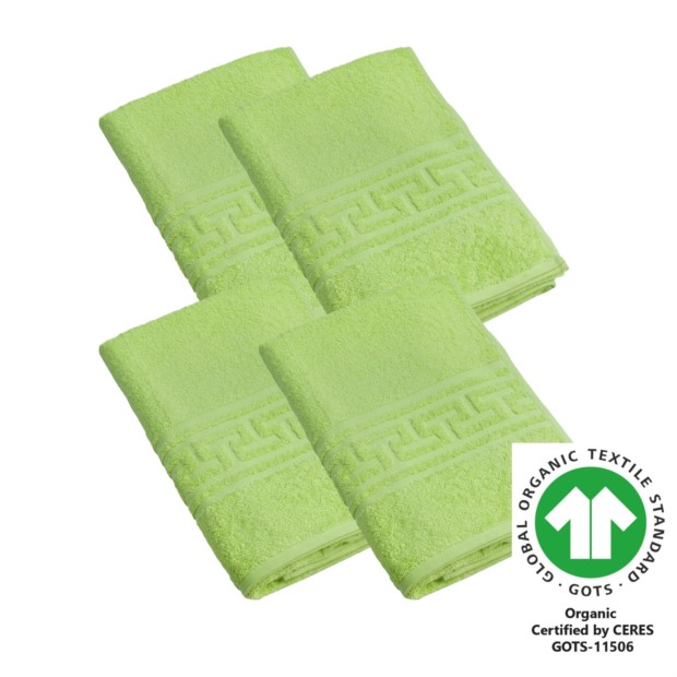Duschtuch 70x140 cm 4er Pack limone