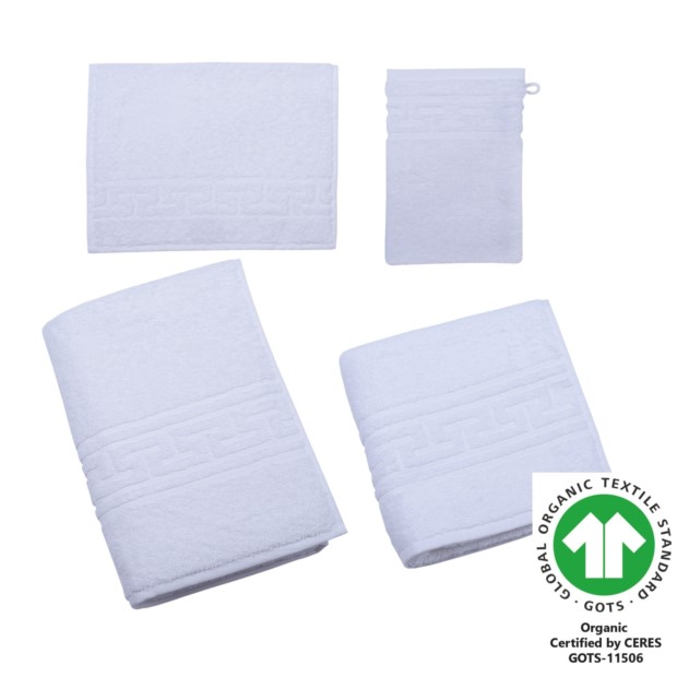 Jacquard M Badfrottier weiss 101