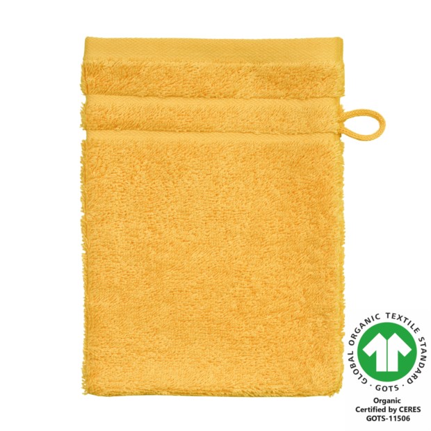 Waschhandschuh 17x22 cm safran 509