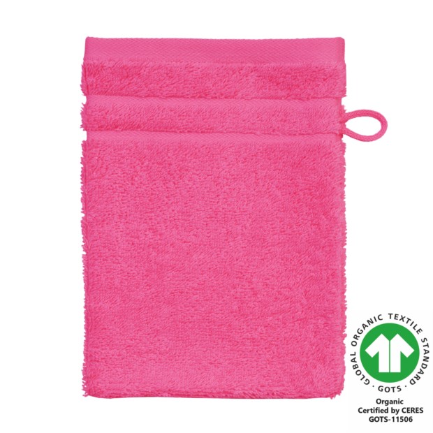 Waschhandschuh 17x22 cm rosenpink 756