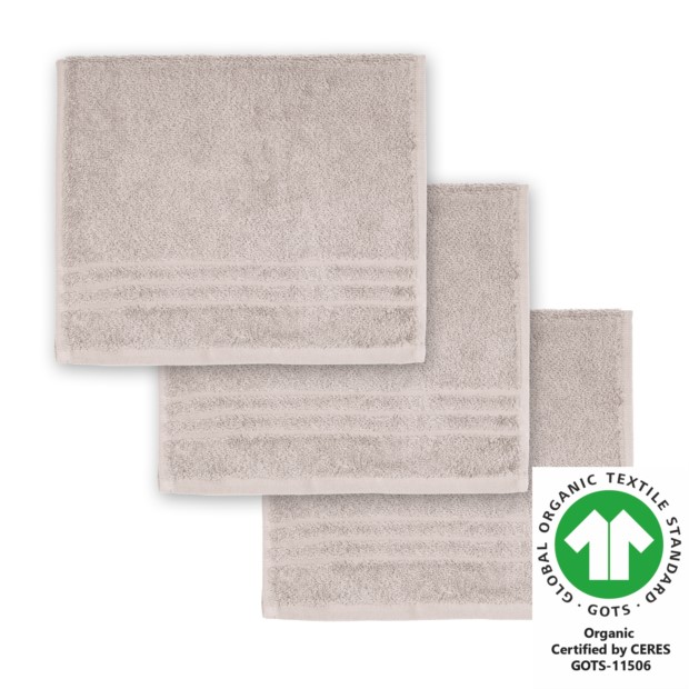 G�stetuch 30x50 cm 3er Pack greige 212