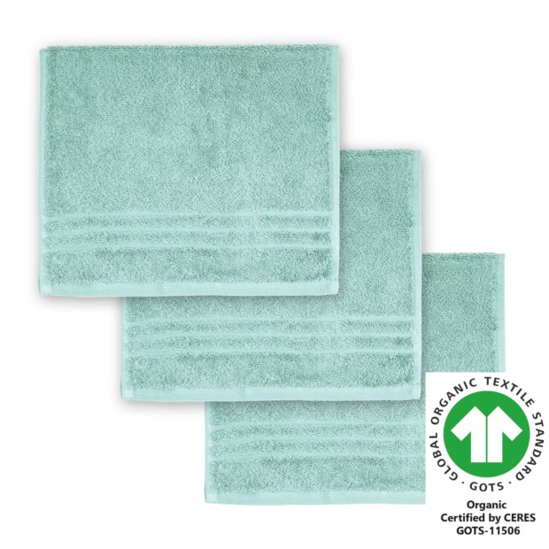 G�stetuch 30x50 cm 3er Pack eisblau 332