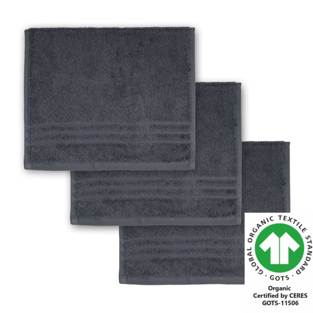 G�stetuch 30x50 cm 3er Pack graphit 804
