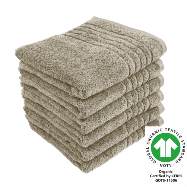 Handtuch 50x100 cm 6er Pack esche 409