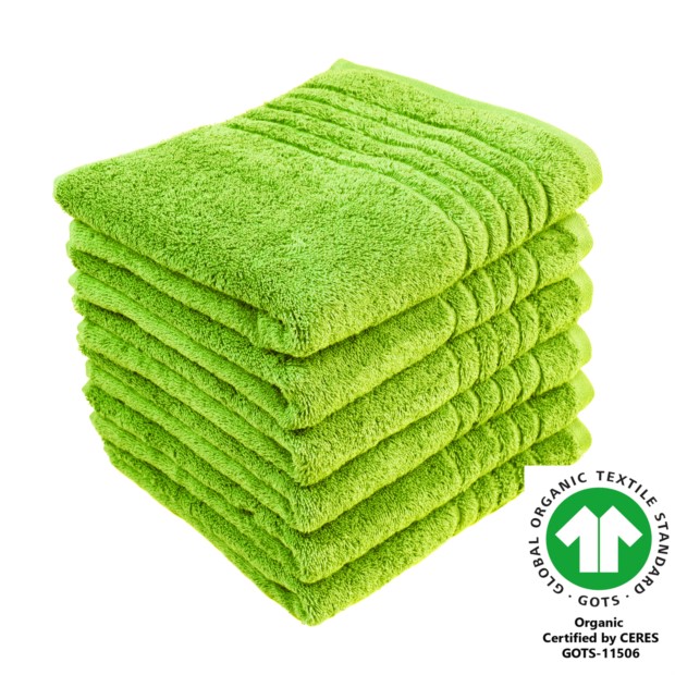 Handtuch 50x100 cm 6er Pack kiwi 616