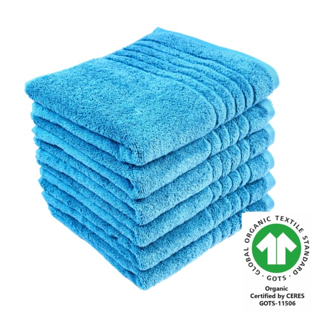 Handtuch 50x100 cm 6er Pack ozean 660