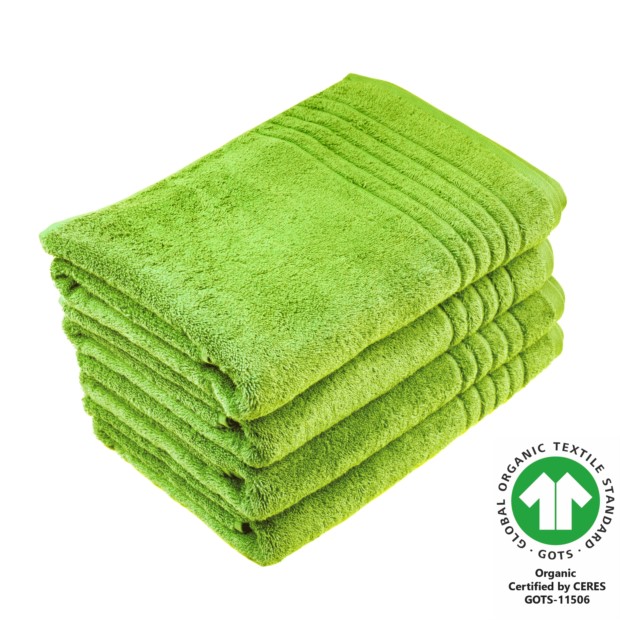 Duschtuch 70x140 cm 4er Pack kiwi 616