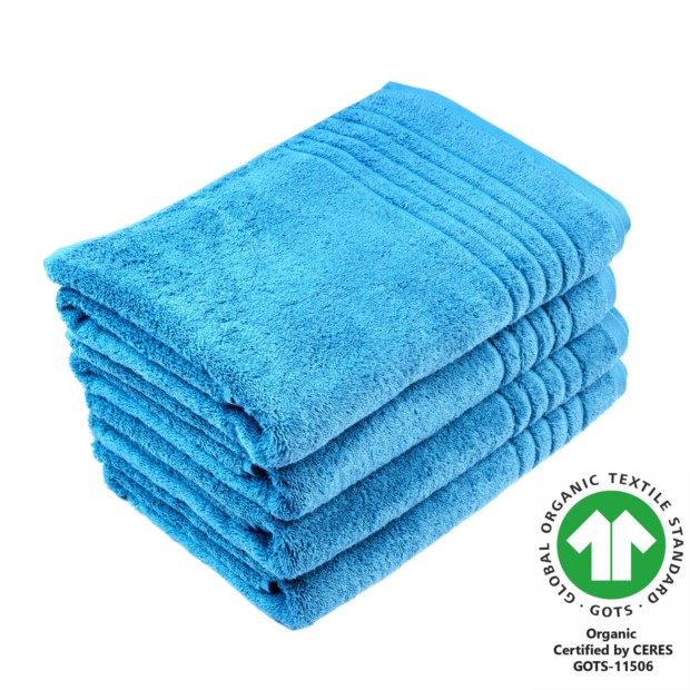 Duschtuch 70x140 cm 4er Pack ozean 660