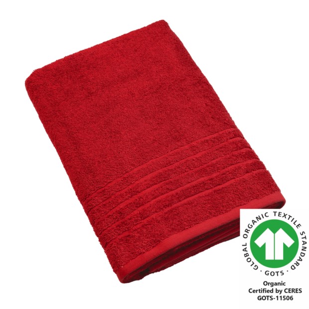 Duschtuch 70x140 cm feuerrot 700
