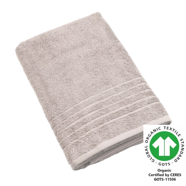 Badetuch 100x150 cm greige 212