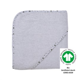 At home hellgrau Kapuzen-Bt. 80 x 80 cm