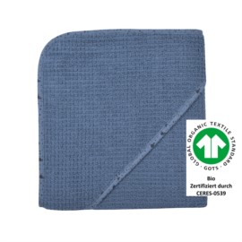 At home dunkelblau Kapuzen-Bt. 80 x 80 cm