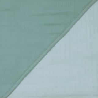 Musselin Uni mint-eisblau