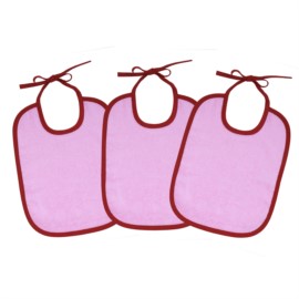 Ltzchen 3er Set rosa-burgunder