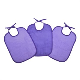 Riesen-Ltzchen Gre 32x40 uni 3er Set flieder-li