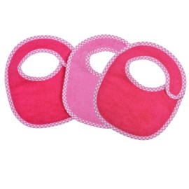 3er Set rosa Klettltzchen 22 x 29 cm rund 2-lagig