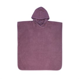 Uni mauve Bade-Poncho Gre 80/75