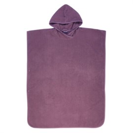 Uni mauve Bade-Poncho Gre 100/80