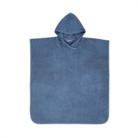 Uni dunkelblau Bade-Poncho Gre 80/75
