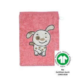 Hund koralle Waschhandschuh Gre 15/21