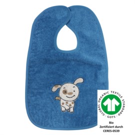 Hund rauchblau Riesen-Klettlatz Gr 30x45 cm