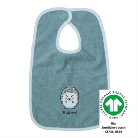 Igel blau Riesen-Klettlatz Gr 30x45 cm