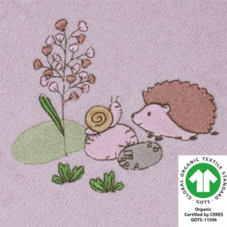 Igel Schnecke rosa