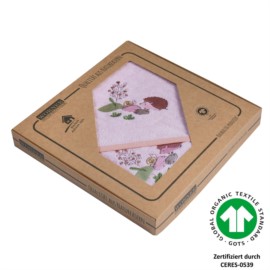 Igel Schnecke rosa KBT (80x80 cm)+WHS in GK 