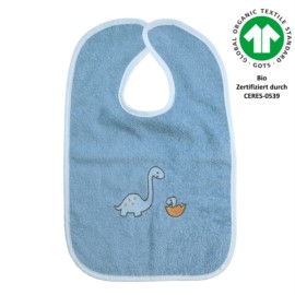 Dinofamilie stahlblau Riesen-Klettlatz Gr 30x45 cm