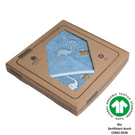 Dinofamilie stahlblau KBT (80x80 cm)+WHS in GK