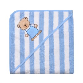 Teddy Ringel hellblau Kapuzen-Bt. Gre 100/100