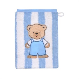 Teddy Ringel hellblau Waschhandschuh Gre 15/21