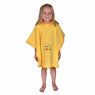 Giraffe gelb Bade-Poncho Gr��e 60x75 cm
