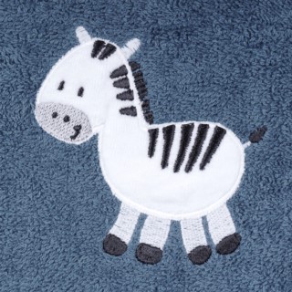 Zebra dunkelblau
