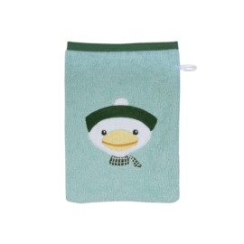 Ente-Junge mint Waschhandschuh Gre 15x21 cm